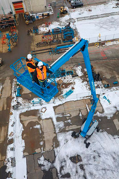 Plataforma articulada eléctrica 20 Metros Manitou 200 ATJ E