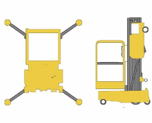 Plataforma elevadora Unipersonal 11 metros Grove P30 DC